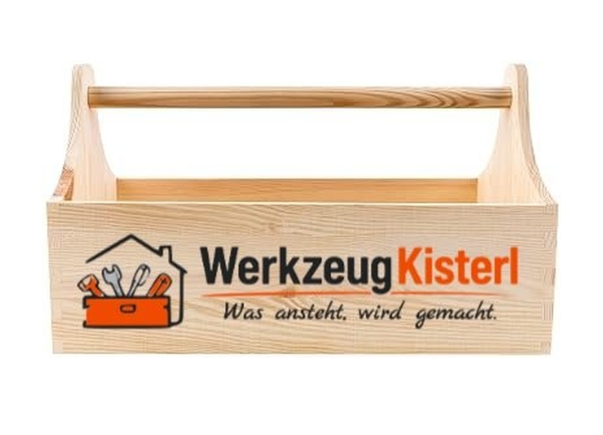 Holz-Werkzeugkiste von WerkzeugKisterl